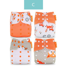 Cargar imagen en el visor de la galería, Pañales desechables respetuosos con el medio ambiente 0-2 años 3-5kg . 4 unidades/set. Diaper Liner.