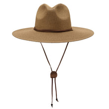 Cargar imagen en el visor de la galería, Sombrero de paja de Panamá con correa