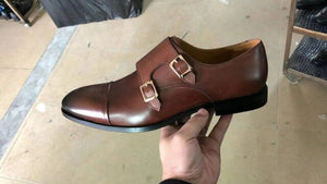 Zapato de charol con diseño de hebilla Oxfords, zapatos de vestir