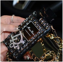 Cargar imagen en el visor de la galería, Carcasa negra lujo Dior, iPhone