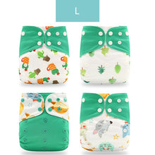 Cargar imagen en el visor de la galería, Pañales desechables respetuosos con el medio ambiente 0-2 años 3-5kg . 4 unidades/set. Diaper Liner.