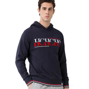 Sudadera capucha, letras estampadas, otoño e invierno-CHCH