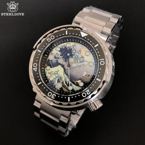 Reloj buceo 300m esfera lumnosa 47.5mm. 3 años garantia.
