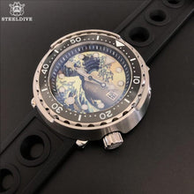 Cargar imagen en el visor de la galería, Reloj buceo 300m esfera lumnosa 47.5mm. 3 años garantia.