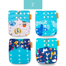 Cargar imagen en el visor de la galería, Pañales desechables respetuosos con el medio ambiente 0-2 años 3-5kg . 4 unidades/set. Diaper Liner.