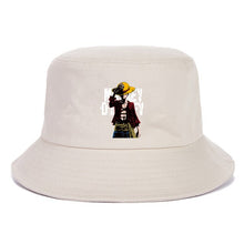 Cargar imagen en el visor de la galería, Sombrero pescador anime unisex One Piece.