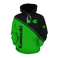 Cargar imagen en el visor de la galería, Green Fashion: Sudadera Kawasaki 6XL