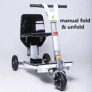 Scooter Eléctrico ultraligero para personas mayores, equipaje de movilidad, plegable.