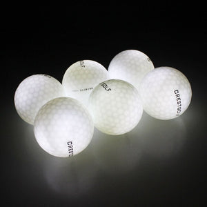 Pelotas de Golf impermeables con luz Led, paquete de 4 unids/paquete para entrenamiento nocturno