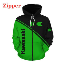 Cargar imagen en el visor de la galería, Green Fashion: Sudadera Kawasaki 6XL